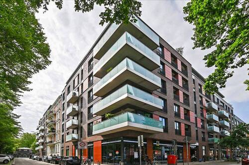 Außenansicht - Urbanes Leben in St. Georg - 3 Zi ETW inkl. Stellplatz im KFW 70 Standard