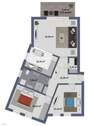 Die Wohnung hat insgesamt 93,86 m² Wohnfläche. - 