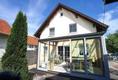 Ansicht West - 4 Zimmer Doppelhaushälfte in Obermeitingen