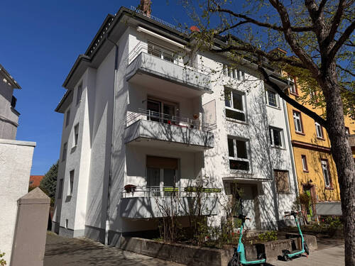 Objektansicht Balkon - 2 Zimmer Etagenwohnung zum Kaufen in Darmstadt