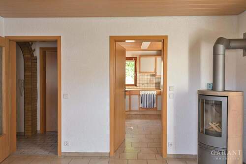 Blick in die Küche - 