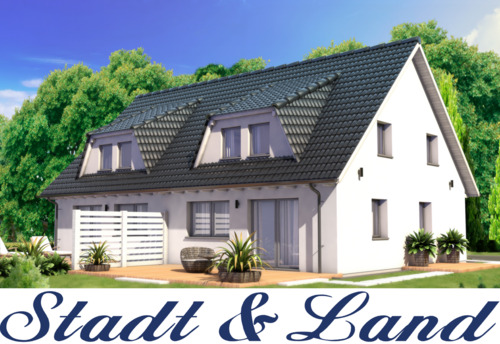 Gartenansicht.png - Großzügiges modernes Wohnen. Neubau - Doppelhaushälften