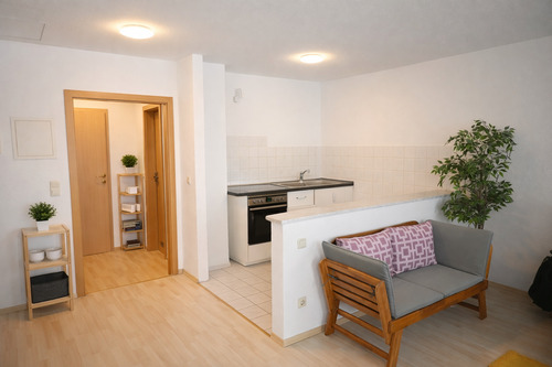 Küchenbereich, Einrichtungsbeispiel - Etagenwohnung mit 45,00 m&sup2; in Leipzig zum Kaufen