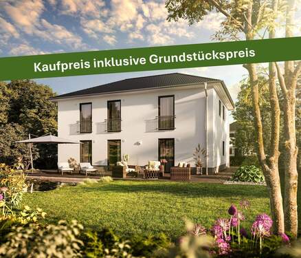 Flair-180-Duo-Garten-Elegance-2 - Mit Grundstück: Urbaner Wohnkomfort für zwei Familien in Dörnberg