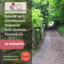 Traumhafter Reiterhof such neuen Besitzer - REITERHOF. Traumanwesen für Pferdeliebhaber im Steigerwald - Rauhenebrach OT