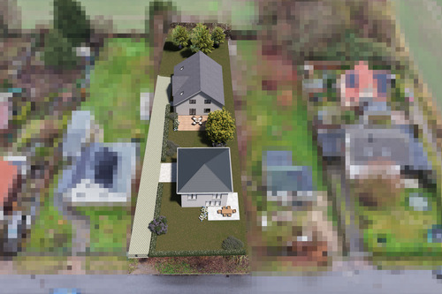 Visualisierung - Doppeltes Bauglück in Panketal: 1.265 m² für zwei Familienträume