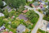 Luftbild Grundstück von hinten - 4 Zimmer Einfamilienhaus zum Kaufen in Zeuthen