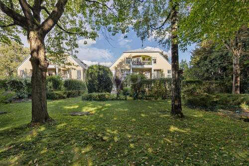 Gartenansicht - 4 Zimmer Etagenwohnung in München