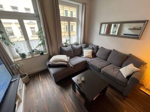 Sofaecke - Etagenwohnung mit 78,50 m&sup2; in Leipzig zur Miete