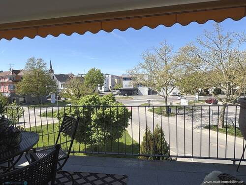 Aussicht vom Balkon - 