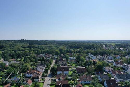 Luftbild - Grundstück in München / Lochhausen