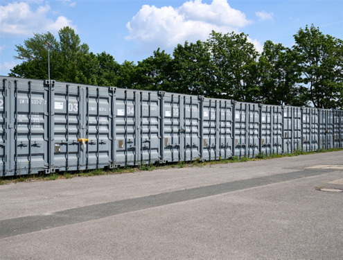 Lagercontainer - 14,00 m² Lagercontainer mit 247 Zugang, schon ab 1 Monat!