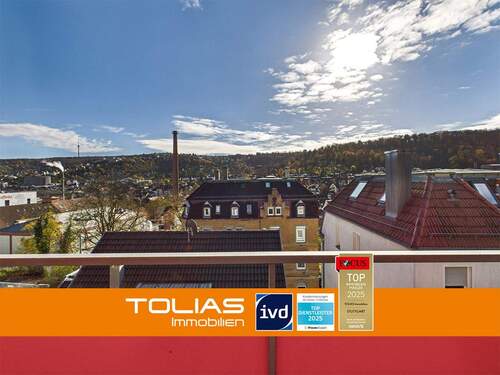 Titelbild - Fernsehturm-Feeling auf der Südseite! Zwei Zimmer mit Aussicht und urbanem Charme