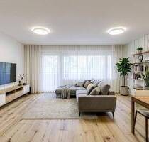 Moderne, lichtdurchflutete 2,5-Zi-Wohnung, Balkon, Erstbezug nach Komplettsanierung, provisionsfrei - Asperg