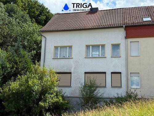 Ansicht von der Straße - 6 Zimmer Einfamilienhaus zum Kaufen in Großlohra / Friedrichslohra