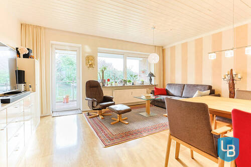 ... und Zugang auf den Balkon - Etagenwohnung mit 59,50 m&sup2; in Plön zum Kaufen