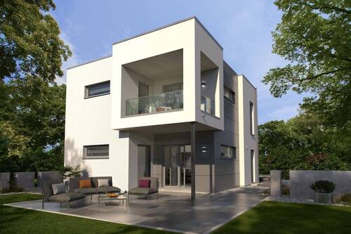 Ansicht Garten - ARCHITEKTUR TRIFFT AUF WOHNKOMFORT