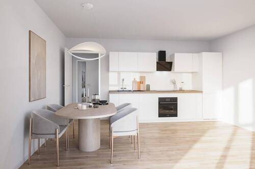 Küche - 2 Zimmer Etagenwohnung zur Miete in Erlangen