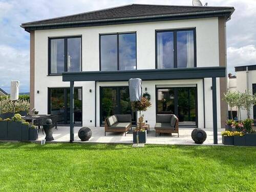 OB4 Ansicht Gartenseite - Einfamilienhaus mit 168,00 m² in Ürzig zur Miete