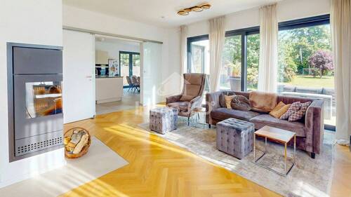 Zimmer 1 + Kamin & Zugang Terrasse - 