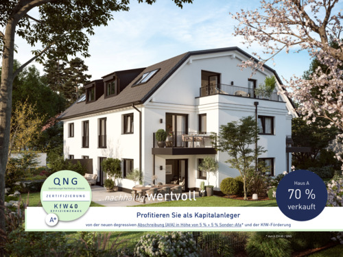 Haus A - 1 x verfügbar ! - Individuelle NEUBAU-3-Zimmer-Dachgeschosswohnung mit Sonnenterrasse