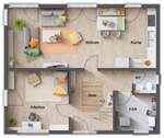 Erdgeschoss großes Arbeitszimmer/Gästezimmer - 