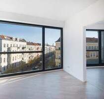 2-Zimmer Neubauwohnung mit Kamin und Weitblick über den Friedrichshainer Kiez - Berlin