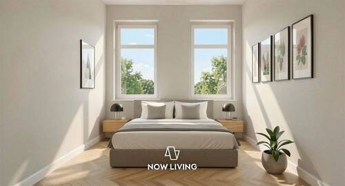 Schlafzimmer Visualisierung - 2 Zimmer Etagenwohnung zum Kaufen in Hannover