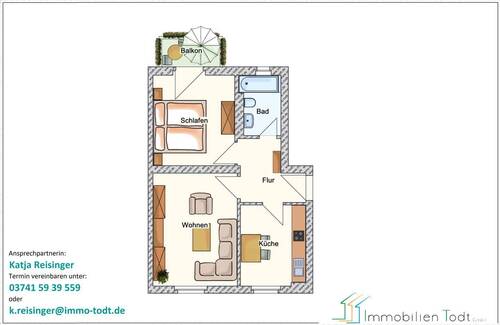 Plauen, Ricarda-Huch-Str. 6, WE 02 - 