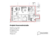 1 - Etagenwohnung mit 84,10 m&sup2; in Lahr/Schwarzwald zum Kaufen