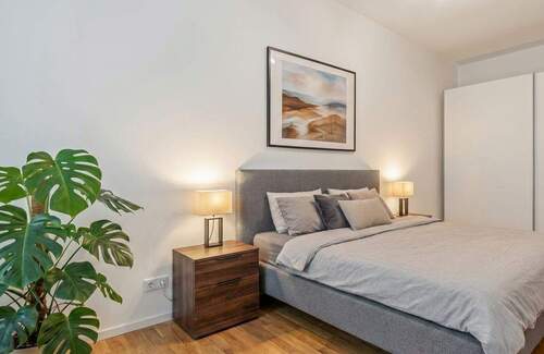 Visualisierung: Schlafzimmer - 2 Zimmer Terrassenwohnung in Berlin