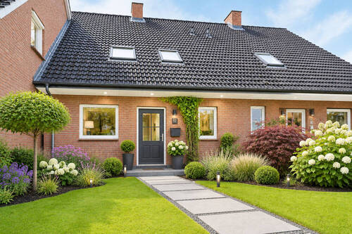 Virtuelles Homestaging-Vorderansicht - 