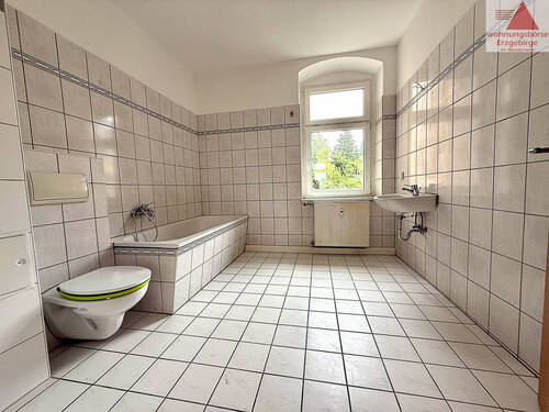 Badezimmer - Etagenwohnung mit 53,00 m² in Annaberg-Buchholz zur Miete