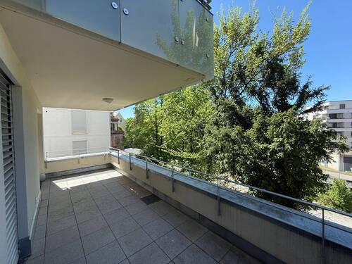 Der Nordbalkon zur Stadt hin - 