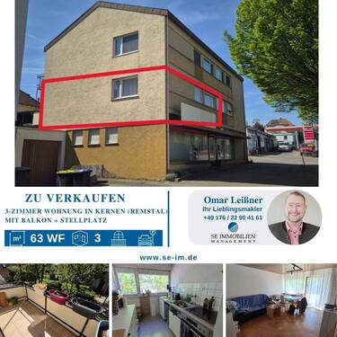 Außenansicht - 3 Zimmer, Stellplatz, perfekte Lage - Ihr neues Zuhause in Rommelshausen