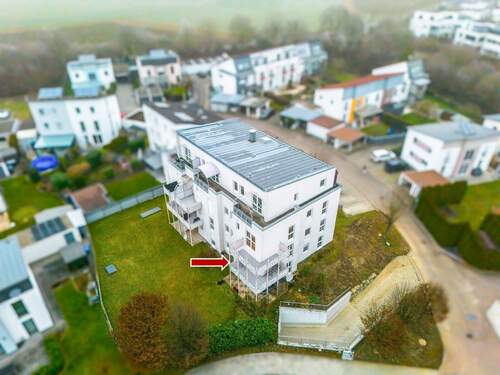 Rückansicht.jpg - 2 Zimmer Etagenwohnung in Laupheim