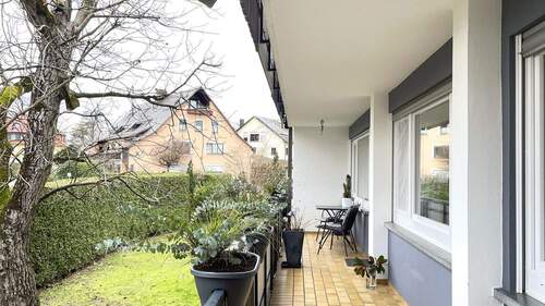 Balkon Blick Richtung Westen - 