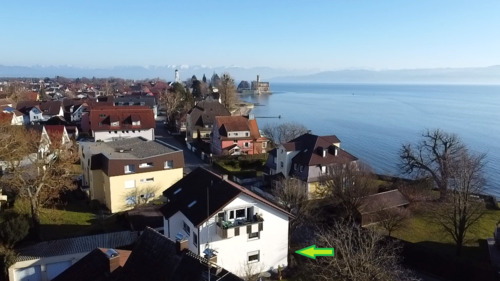 Luftaufnahme - RESERVIERT! 2. Seereihe! Großzügige 4-Zimmerwohnung in Langenargen