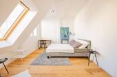 Schlafzimmer I - Moabit: Neubau-Penthouse mit Aufzug und hochwertiger Ausstattung