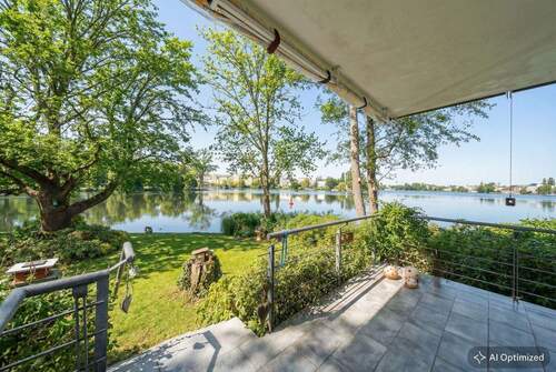 Terrasse im Erdgeschoss mit Gartenzugang - 