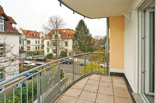 Balkon - 3 Zimmer Etagenwohnung zur Miete in Dresden