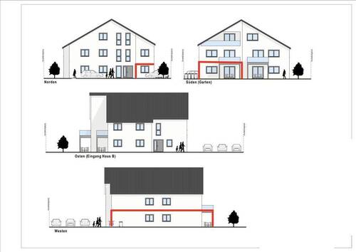 Ansicht Whg. 1 EG - 