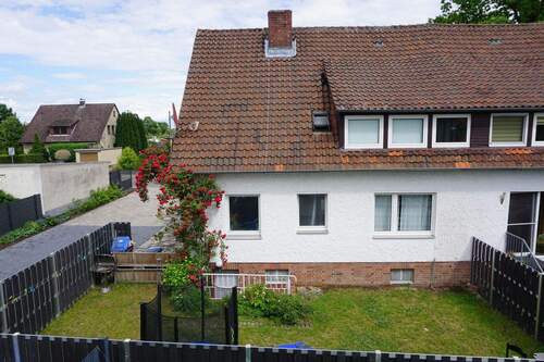 Gartenansicht - Doppelhaushälfte mit 124,00 m&sup2; in Wolfsburg zum Kaufen