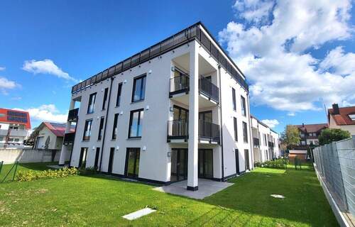Bild 1 - +++NU-Burlafingen, 3-Zi.-Mietwohnung, 85,08 m² Wfl., 2. OG, Küche, Balkon, TG-Stpl.+++