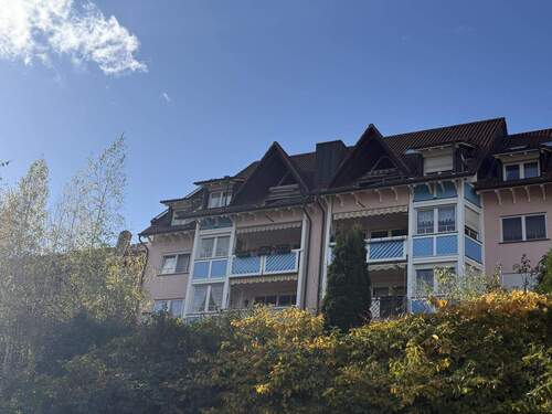 Ansicht auf Balkon - 2 Zimmer Etagenwohnung in Stockach