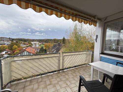 Balkon mit Blick über Stockach - 