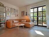 Wohnbereich mit Zugang Terrasse - 