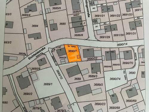 Lageplan Grundstück - Grundstück in Ergolding zum Kaufen