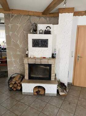 Kamin im Wohnzimmer - Einfamilienhaus mit 104,00 m&sup2; in Königs Wusterhausen zum Kaufen