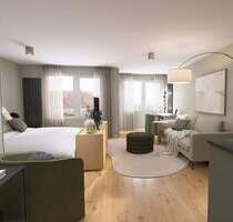 Exklusive 1,5 Zimmer Wohnung möbliert in sehr guter Lage in Stuttgart - Smart Home, Balkon & Garage